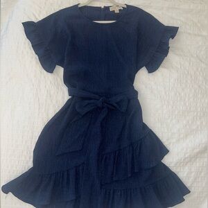 Michael Kors Navy Blue Sun Wraparound Dress!